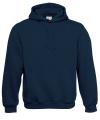 WU620 Men's Hooded Sweatshirt Navy Blue colour image